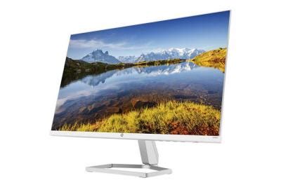 Ecran Pc Hp M Fwa Pouces Full Hd Blanc Et Argent Moniteur