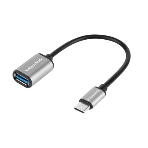 Adapter Gniazdo Usb A Wtyk Usb Typu C Otg Kruger Matz Basic