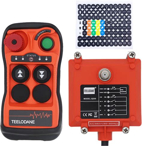 Amazon Q200 Industrial Wireless Crane Remote Control Kit 2 Button