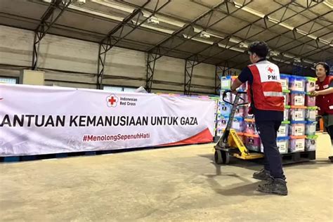 Mulai Dikirimkan Besok PMI Telah Sediakan Ratusan Bantuan Kemanusiaan