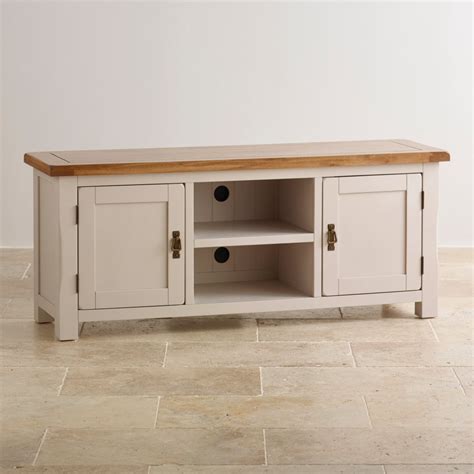 Kemble Widescreen Tv Cabinet In Solid Oak Oak Furniture Land