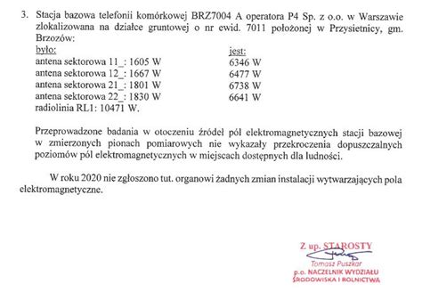 Obawy O Nowe Maszty Gsm W Dotychczasowych Zwi Kszono Moc Anten