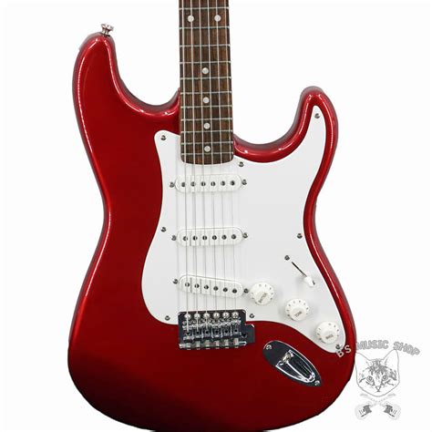 Used Squier Affinity Strat In Red Reverb