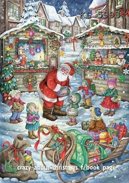 Pin By Beverley Pearson On I Love Christmas Christmas Scenes