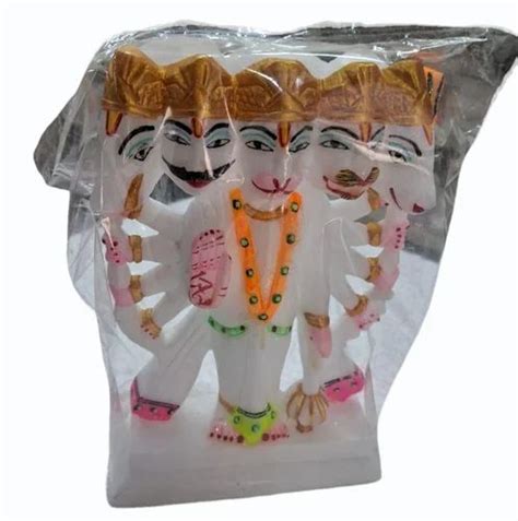 White Marble Panchmukhi Hanuman Statue Home At Best Price In Agra Id