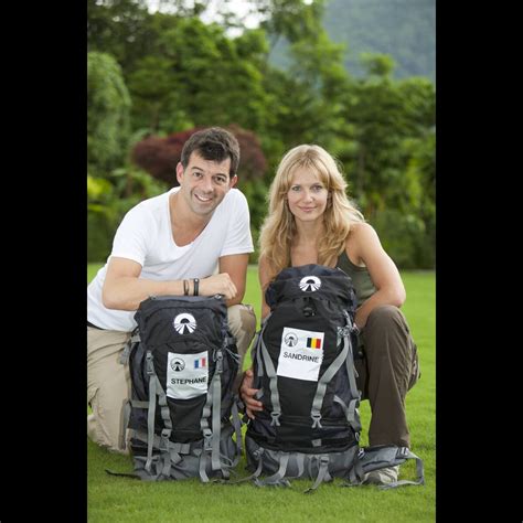 Photo Stéphane Plaza et Sandrine Corman dans Pékin Express duos de