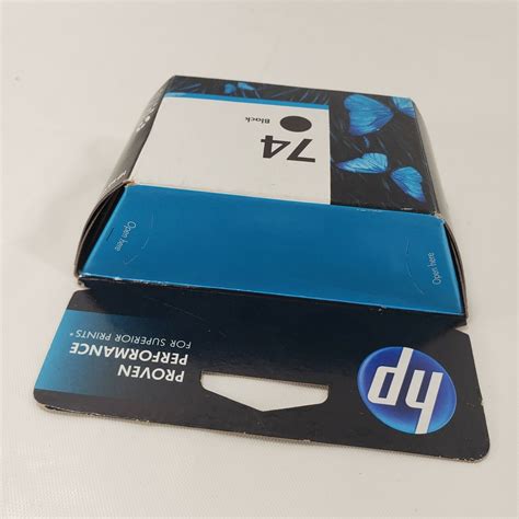 Hp 74 Original Ink Cartridge Black Cb335wn Exp 2014 New Sealed Ebay