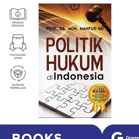 Jual Politik Hukum Di Indonesia Edisi Revisi Prof Dr Moh Mahfud Md