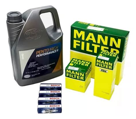 Kit Afinacion Vw Gol Con Aceite Sintetico Mann Bosch Meses Sin