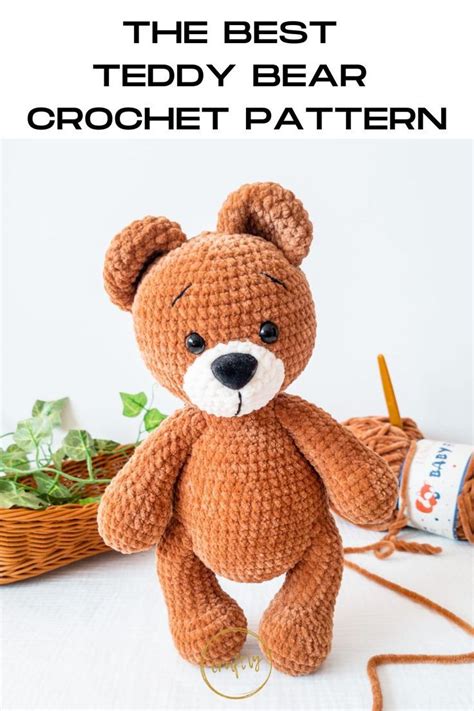 Pdf Teddy Bear Crochet Pattern Amigurumi Crochet Pattern