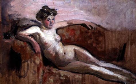 Reclining Nude C Oil On Canvas Edouard Vuillard Als