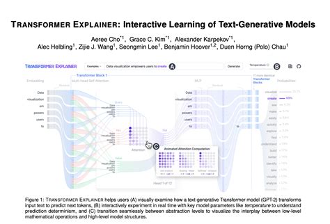 Transformer Explainer An Innovative Web Based Tool For Interactive