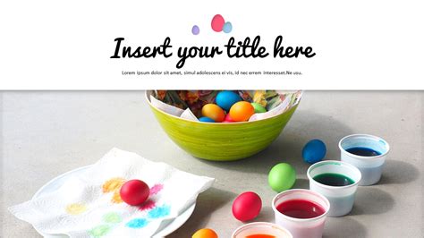 Happy Easter Theme PowerPoint Templates