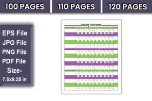 Bowling Scoresheet Book Graphic By KDP Creator Creative Fabrica