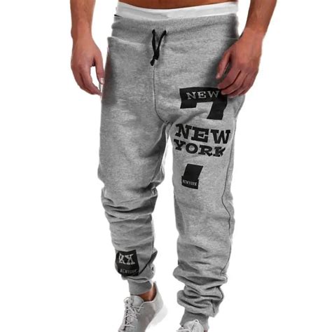 Fashion Pants Letter Brand Men Pants Hip Hop Harem Joggers Pants 2019