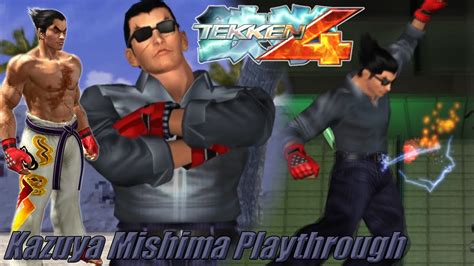 Tekken 4 Ps2 Kazuya Mishima Story Battle Playthrough Youtube