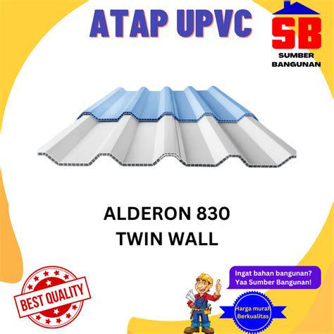 Jual Atap Upvc Alderon Double Layer Twinwall X Mm X M