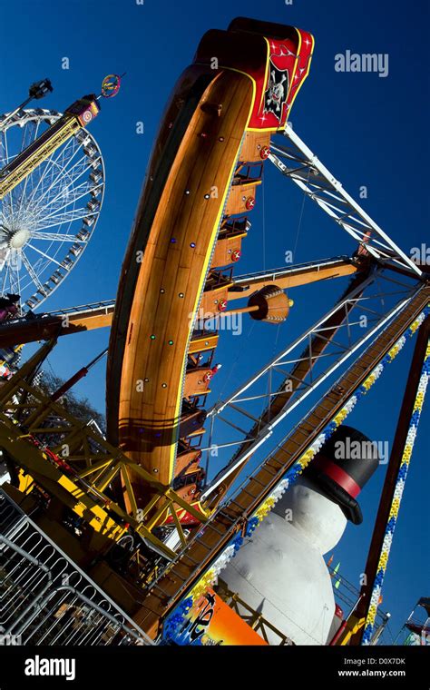 Winter Wonderland Christmas Fair Hyde Park London England Uk Europe