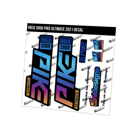 Rock Shox Pike Ultimate 2023 decal - NLDesigns.eu