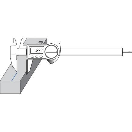 Helios Preisser Digital Scribing Caliper With Carbide Tipped