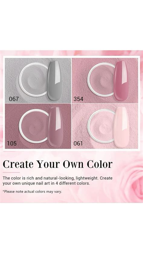 Azurebeauty Dip Powder Nail Kit Colors Gentle Nude Pink Neutral Skin Dipping Powder System