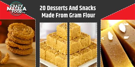 20 Desserts And Snacks Made From Gram Flour - Crazy Masala Food