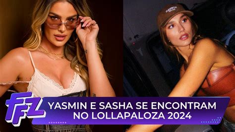 Sasha Meneghel E Yasmin Brunet Se Encontram No Lollapalooza E Famosos