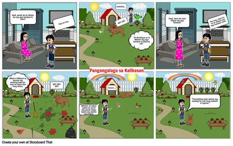 Pangangalaga Sa Kalikasan Storyboard By 1e7501cf