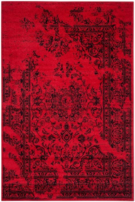 Safavieh Adirondack ADR101F Red - Black | Rug Studio