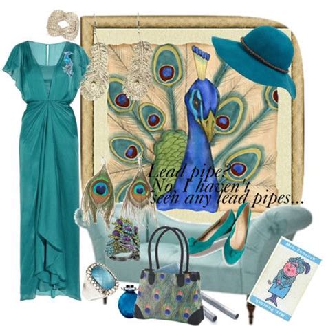 Mrs Peacock Costume Clue Costume Peacock Costume Game Costumes