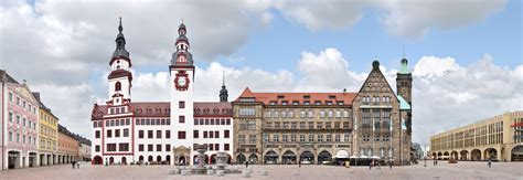 Altes Rathaus Neues Rathaus PANORAMASTREETLINE