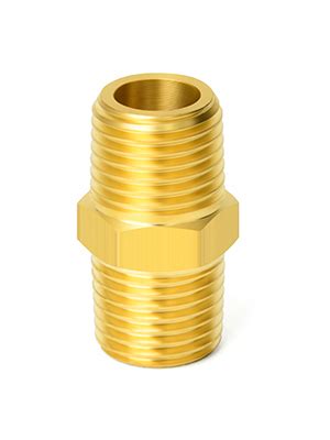 Gasher Pcs Brass Pipe Fitting Reducing Hex Nipple Inch Male