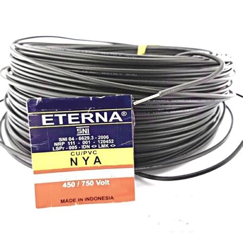 Jual Kabel ETERNA NYA 1x2 5 Mm Kabel Listrik Tembaga Kuningan Kabel