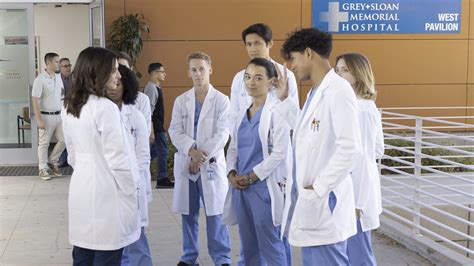 Grey S Anatomy Season Premiere Shepherds In New Interns Recap