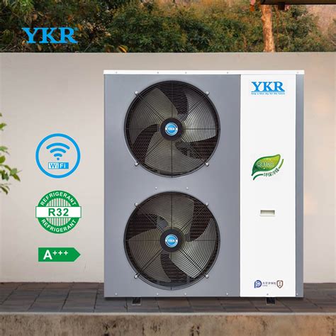 220v 50hz 6hp 22kw R410 Refrigerant Dc Inverter Air Water Heat Pump For