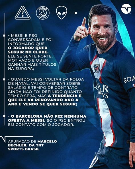 Tnt Sports Br On Twitter 🚨 InformaÇÕes Sobre Messi E Psg 🚨 Nosso