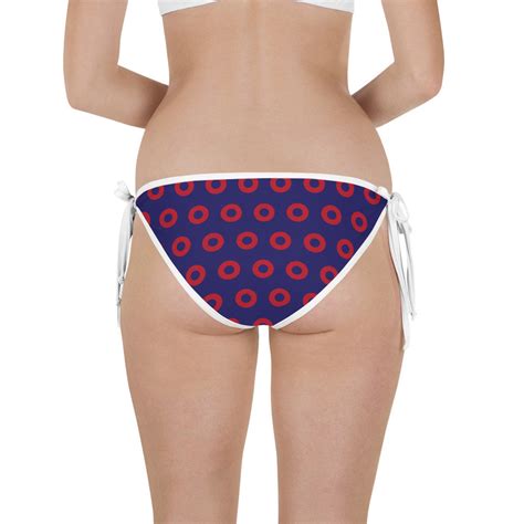 Phish Red Circle Donut Bikini Bottom Skewed Donuts Fishman Etsy