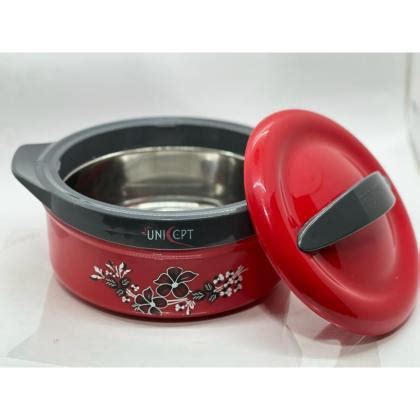 UNICEPT Inner Insulated Casserole Hot Pot For Roti Chapati Hot Box Chapati Box Casserole Ml