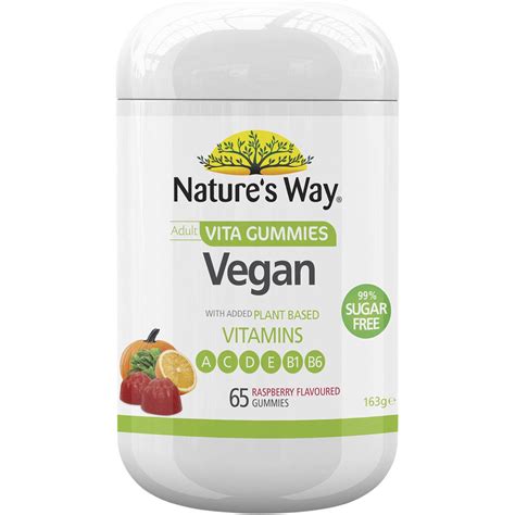 Nature S Way Adult Vita Gummies Vegan Sugar Free Pack Woolworths