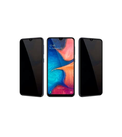 Película De Vidro 3d Privacidade Samsung Galaxy A20 Sm A205f A30 Sm