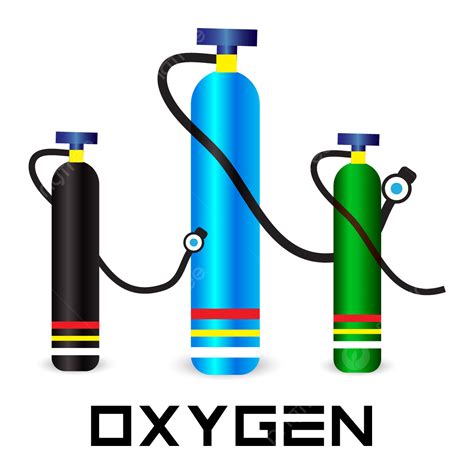 Hand Drawn Vector Oxygen Cylinder Png Medical Care Breathe Doctors