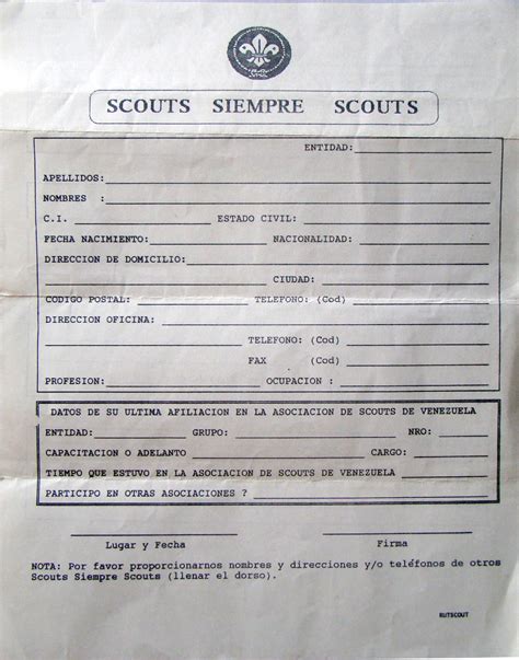 Museo Virtual Scouts Venezuela Proyecto Scout Siempre Scout