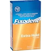 Fixodent Extra Hold Denture Adhesive Powder, 2.7 oz - Walmart.com ...