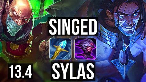 Singed Vs Sylas Mid Rank 1 Singed 4110 Kr Challenger 134