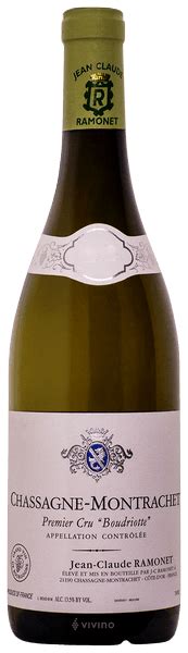 Jean Claude Ramonet Chassagne Montrachet Premier Cru Boudriotte Blanc