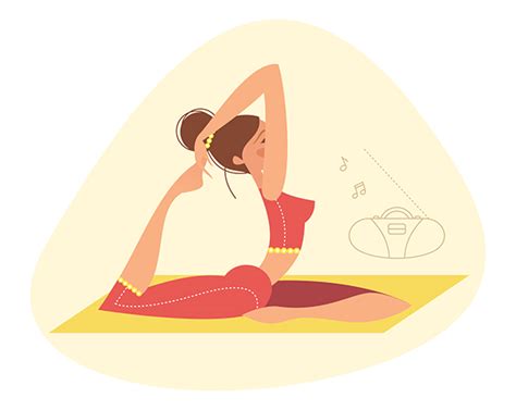 Yoga illustrations on Behance