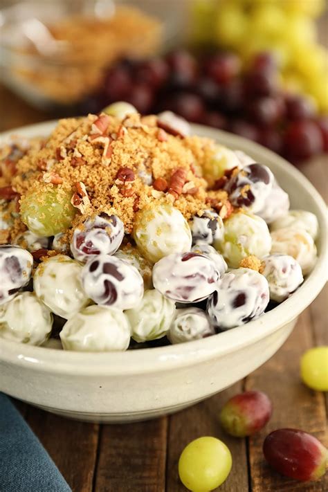 Creamy Grape Salad Southern Bite