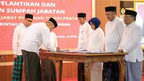 Ganjar Lakukan Rotasi Sejumlah Kepala Dinas Untuk Penyegaran Berikuf