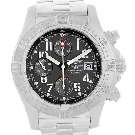 Breitling Aeromarine Avenger Skyland Grey Dial Mens Watch A13380 At