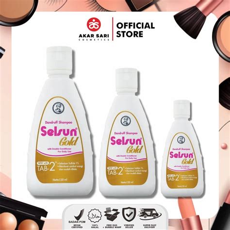 Jual Selsun Gold Shampoo 60 Ml 120 Ml 200 Ml Shopee Indonesia